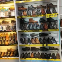 تعدادی  کفش چرم طبیعی  مردانه چرم تبریز تغییر شغل|کیف، کفش، کمربند|شیراز, پودنک|دیوار