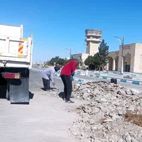 حمل بار نخاله ساختمانی وشن شسته وخاک مل