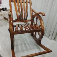 صندلی راک با بهترین چوب جنگلی|صندلی و نیمکت|رشت, معلم|دیوار