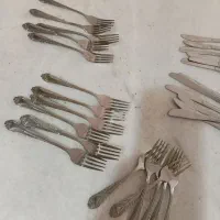 سه دست چاقو چنگال استیل ژاپن حک شده