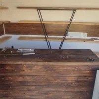 دکور چوبی فلزی نو مخصوص لباس فروشی ،کافه و...|بوفه، ویترین، کنسول|مرودشت, فرهنگ|دیوار