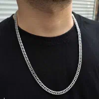 گردنبند کارتیر دوبل مردانه استیل