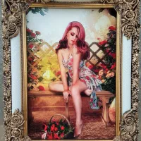 ابریشمدستبافتگونه پرتراکم فرش تصویری تبریزتابلوفرش|تابلو فرش|شیراز, کوی آزادگان|دیوار