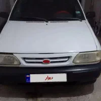 پراید صبا سالم بدون رنگ یک گلگیر رنگ