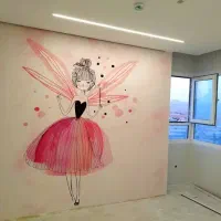 آموزش نصب کاغذ دیواری پوستر قرنیز پارکت ترمووال