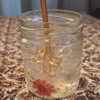 شمع ژله ای لوکس تزیین شده با ورق طلا ، خاص