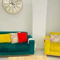 مبل هفت نفره چوب راش و آینه کنسول.میز ناهار خوری