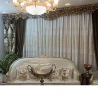 پرده پذیرائی با دو عدد مخمل ترک