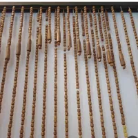 پرده چوبی مهره ای