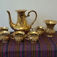 ظروف دکوری طلایی مجلسی