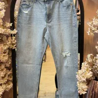 شلوار لی ترک جین مام خارجی مارک H&M سایز ۴۴،۴۶،۴۸