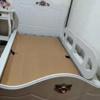 تخت یک نفره دخترانه طرح پرنسس