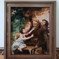 تابلو فرش دستبافت|تابلو فرش|همدان, |دیوار