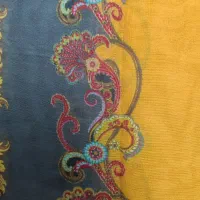 روسری نخی حاشیه دار|لباس|کردکوی, |دیوار