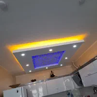 کناف و سقف کاذب.  پی وی سی