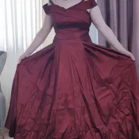 لباس مجلسی زرشکی