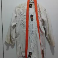 لباس جودو برزنتی زاگرس سفید همراه با کمر بند