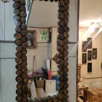 آینه قدی چوبی