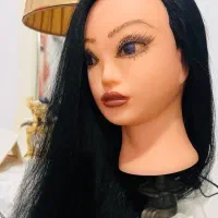 کله مانکن برای شینیون و تمرین کاشت مژه