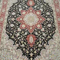 فرش نو دستبافت ابریشم تبریزی
