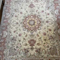 دو قالیچه ابریشم علیا تبریز نفیس و اصیل