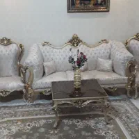 مبل ۹ نفره سلطنتی تمام استیل و ناهارخوری