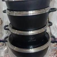 سرویس پخت وپزدسینی اصل۳تاقابلمه بک ماهیتابه|ظروف پخت‌وپز|شیراز, شهرک پرواز|دیوار