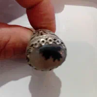 انگشتر سنگ شجر نقره