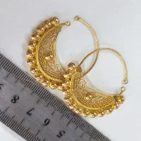 طلا گوشواره تخته ای نو (بدون اجرت)