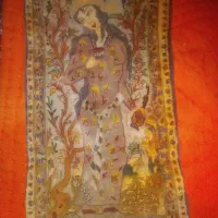 تابلو فرش دستباف کلکوابریشم