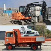 اجاری بابکت اجاری مینی بیل حمل نخاله کندن استخر