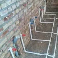 لوله کشی اب و فاضلاب ساختمان و برق کشی وشیر الات