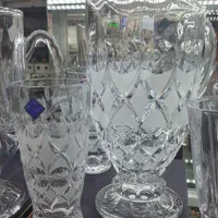 پارچ و لیوان کریستال|ظروف سرو و پذیرایی|شیراز, شاهچراغ|دیوار