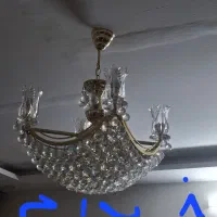 لوستر طلایی|لوستر و چراغ آویز|مشهد, امیریه|دیوار