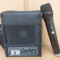 اکو همراه در حد نو با میکروفون بی سیم و گارانتی|سیستم صوتی خانگی|قم, بنیاد|دیوار