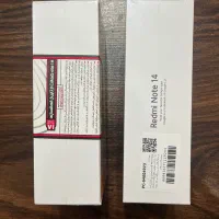 فروش دو گوشی ردمی نوت ۱۴ مشکی و سبز