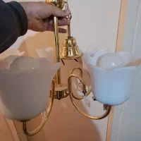 لوستر لاله چشمه نور|لوستر و چراغ آویز|تهران, شهران جنوبی|دیوار