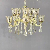 لوستر ۱۲ شعله برنز(تولیدی‌برنز‌اسدی)