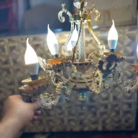 انواع لوستر|لوستر و چراغ آویز|تبریز, |دیوار