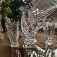 پارچ و لیوان کریستال..فنجان هدیه