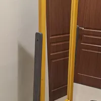 آینه قدی با چارچوب چوبی زرد و خاکستری|آینه|تهران, زرکش|دیوار