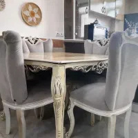 میز غذاخوری ۴ نفره چوب راش|میز و صندلی غذاخوری|نکا, |دیوار