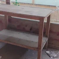 میز چوبی دو طبقه