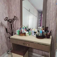 تخت دوطبقه جوان همراه میزآرایش،کمد و میزکامپیوتر|تخت و سرویس خواب|فردیس, فردیس|دیوار