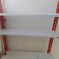 قفسه دیواری فلزی 8طبقه همراه پایه