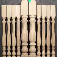 پله چوبی نرده کاور لمبه سونا خشک ترموود|خدمات پیشه و مهارت|دماوند, دماوند|دیوار