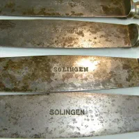 ۶عدد کارد قدیمی  آلمانی solingen  Alpacca|کلکسیون اشیاء عتیقه|قم, گلزار|دیوار