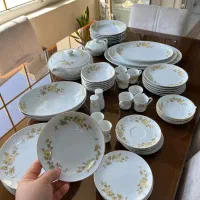 سرویس چینی ژاپنی قدیمی انتیک سبک ۶نفره|ظروف سرو و پذیرایی|تهران, فلاح|دیوار