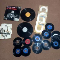 صفحه گرامافون 40 عدد 2 بزرگ 15 تا با جلد و 4 جلدار