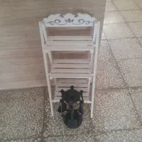 جای گلی و ست کفگیر